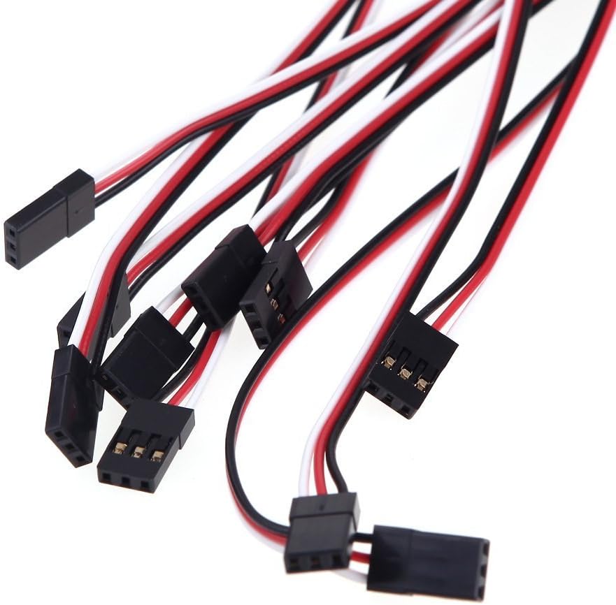 YUNIQUE GREEN-CLEAN-POWER - Servo Extension Cable 500mm, White Black, 50 cm - Image 5