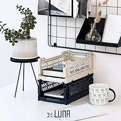 Collapsible Storage Box, Foldable Crate Organizer