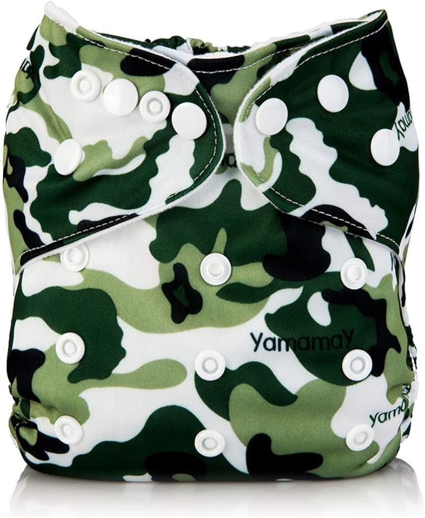 Shimigy Reusable Waterproof Digital Printed Baby Cloth Diaper Adjustable Baby Nappies