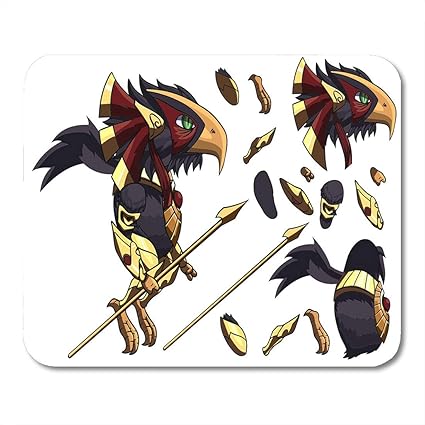 Amazon マウスパッドアドベンチャーアニメ敵モンスターゲームキャラクター準備ができてアニメーションマウスパッドノートブック デスクトップコンピューターマットオフィス用品 Abkola マウスパッド 通販