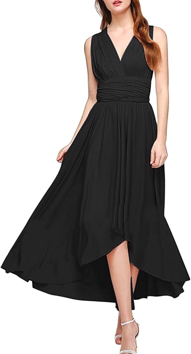 wrap evening dress