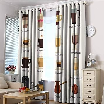 Amazon Com Ewaskyonline Living Room Bedroom Window Curtains