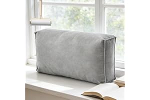 Sofa Back Cushions Headboard Pillows,Couch Back Cushion with Removable Cover,Comfort Reading Lumbar Support Pillow, Bed Floor