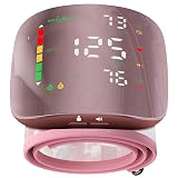 Wrist Blood Pressure Monitors for Home Use with Curved Screen, Rechargeable Bp Machine, One-Button Switch Voice and User, Easy to Use, 5.31-9.25inch Bp Cuff, with Storage Case Bp Monitor