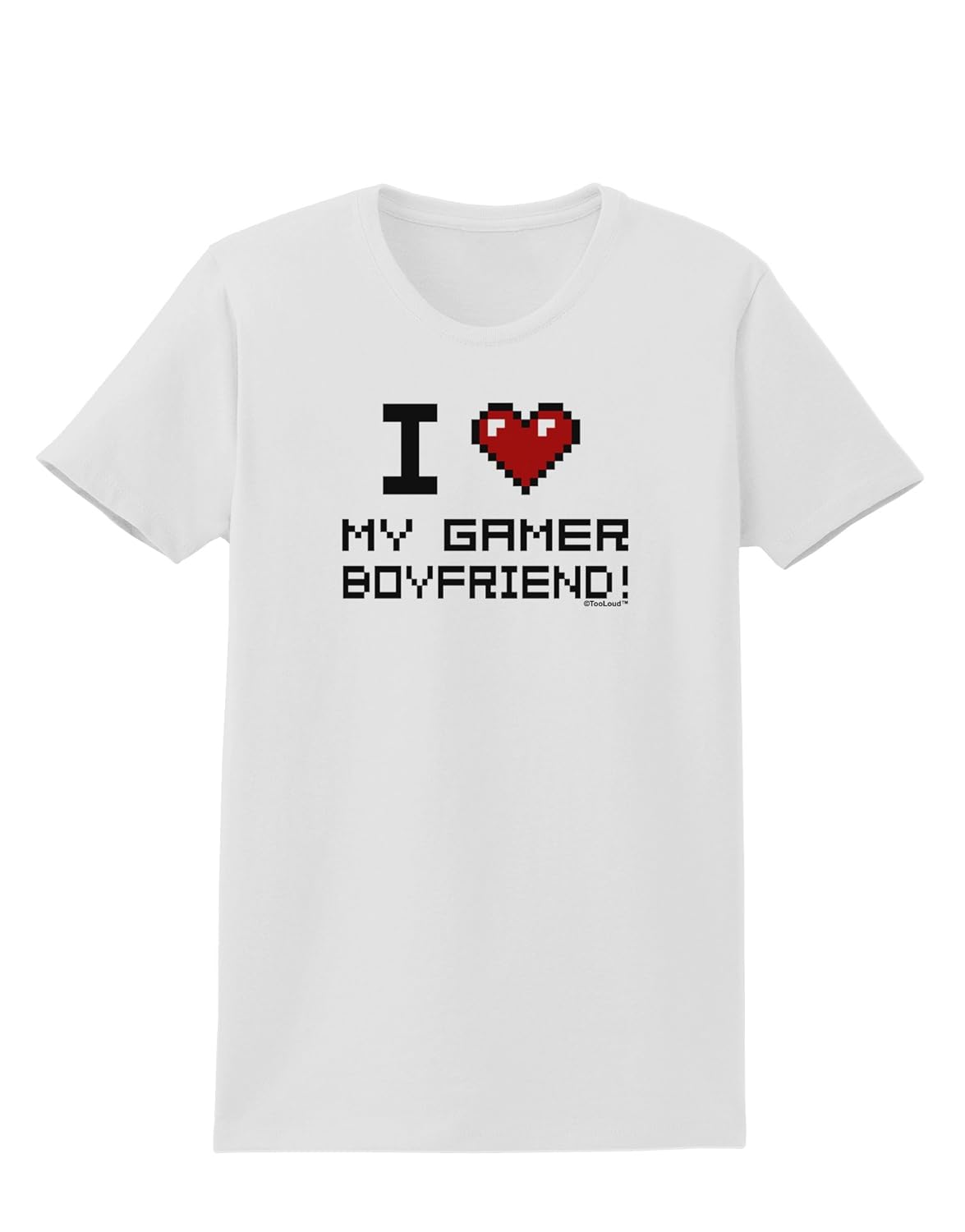 I love my boyfriend mens guys tee shirt Round Collar Raglan design-in T-Shirts from Men's 