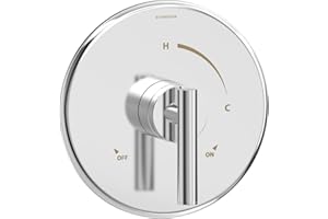 Symmons 3500-CYL-B-TRM Dia Shower Valve Trim in Polished Chrome (Valve Not Included)