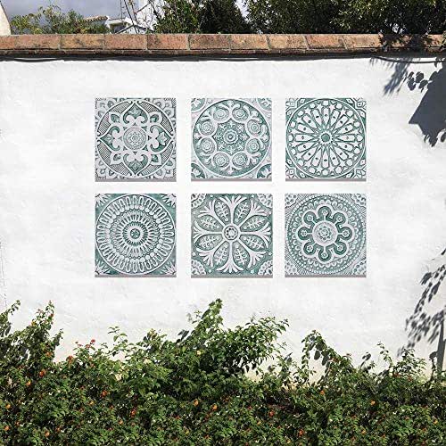 Amazon.com: Set of 6 wall art Tiles, home decorating, wall decor, wall
