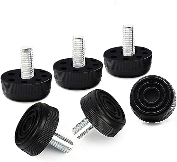 M8 Furniture Leveler Adjustable Screw on Furniture Leveling Feet for