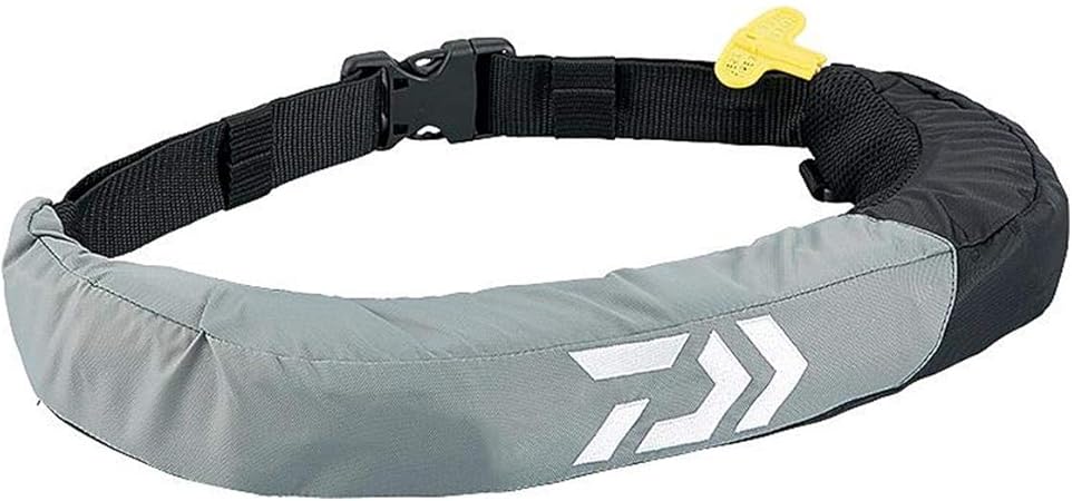 ダイワ Daiwa インフレータブルライフジャケット ウエストタイプ自動 手動膨脹式 グレー フリー Df 2709 ダイワ Daiwa スポーツ アウトドア Amazon