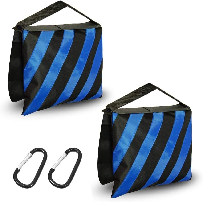 Heavy Duty Blue Stripe Weight Sandbags for Light Stand Tripod Julius