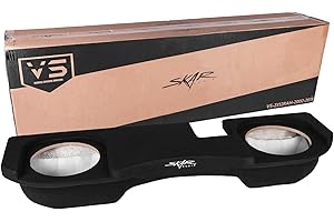 Skar Audio Dual 12" Subwoofer Enclosure Compatible with 2002-2018 Dodge Ram Quad/Crew Cab Trucks