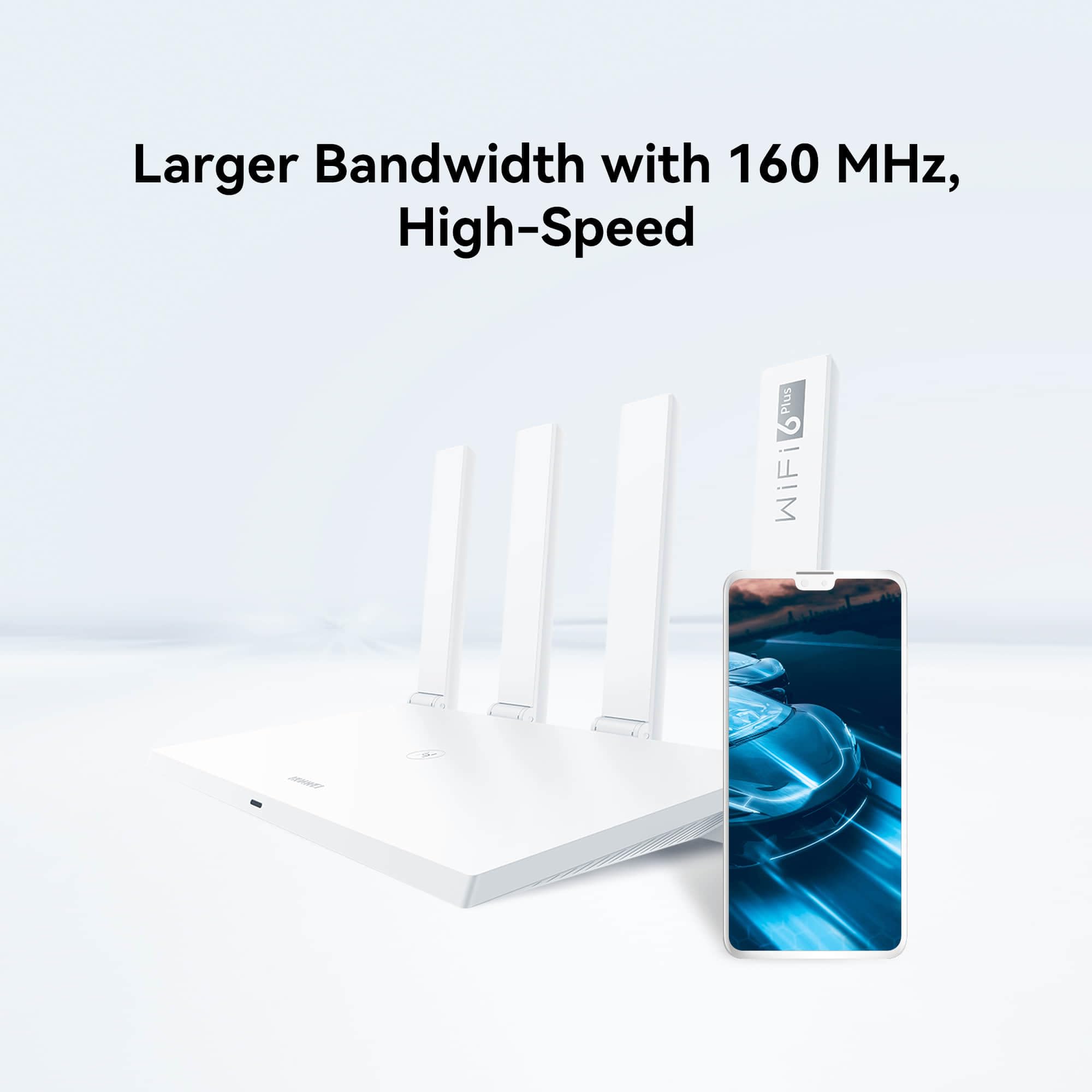 HUAWEI WiFi AX3, Wi-Fi 6 AX3000 Gigabit Dual Band Wireless Router, 4 WAN/LAN auto adaptive GE ports, HomeSec™ Security, Ideal for Gaming Xbox/PS5/Steam and 8K, Amazon Exclusive