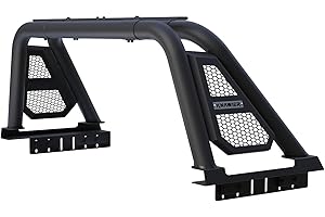 KNAWIER R11 Mid Size Roll Bar for Pickup Truck, Adjustable Sport Bar/Chase Rack Compatible with Tacoma,Ranger,Gladiator,Frontier,Canyon,Colorado.