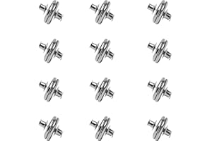 FarwenC 12pairs Curtain Magnets Closure with 2pcs premium Curtain Tiebacks, 0.98" Double Sided Magnetic with Strong Heavy Magnets Curtain Magnets Clips, Back Tack Curtain Weights Prevent Light Leaks