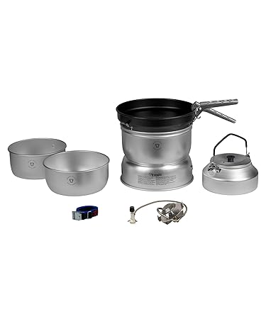 Trangia 25-4 UL Ultralight Alu Sturmkocher mit Primus Gasbrenner 3000 Watt - groß