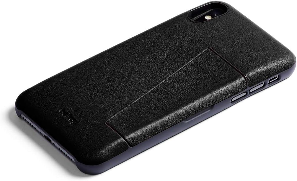 Bellroy Leather iPhone XS Max Phone Case - 3 Card - Black