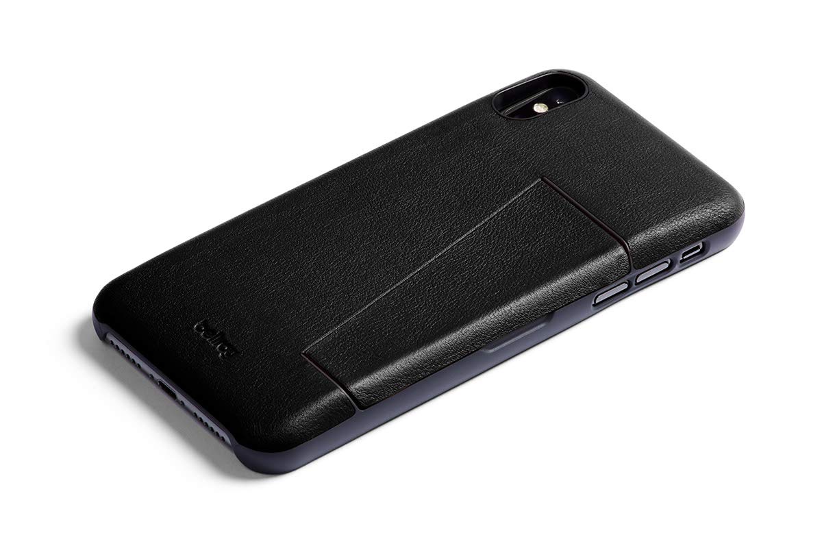 Bellroy Leather iPhone XS Max Phone Case - 3 Card - Black