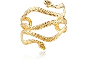 YANCHUN Gold Snake Cuff Bracelet for Women Snake Bracelet Upper Arm Medusa Costume Accessories Arm Cuff Jewelry for Women