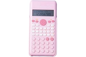 XROLAND Scientific Portable Calculators Functional Engineering Scientific Calculator Multiple Modes Graphing Function Portable, 8X16.2CM, pink