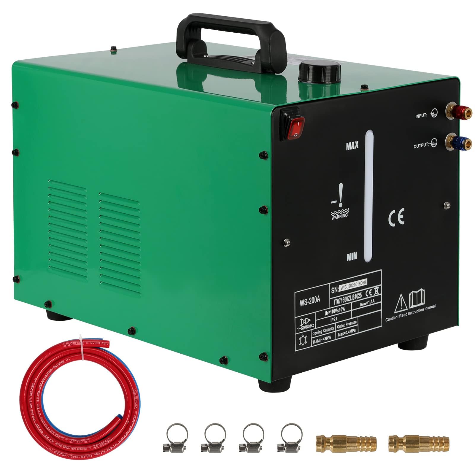 Photo 1 of Tig Cooler, 16L Water Capacity, Tig Welder Torch Water Cooling System, 7L-12L/min Rated Water Flow with Flow Alarm