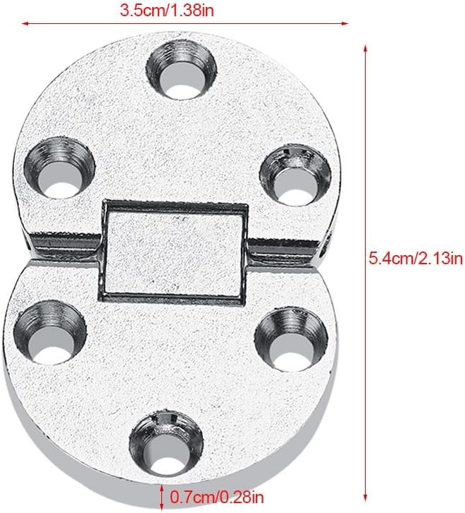 2Pcs Flip Top Hinge Screws Self-Supporting Flap Sewing Machine Table Folding Flap Concealed Cabinet Door Hinge - Image 5