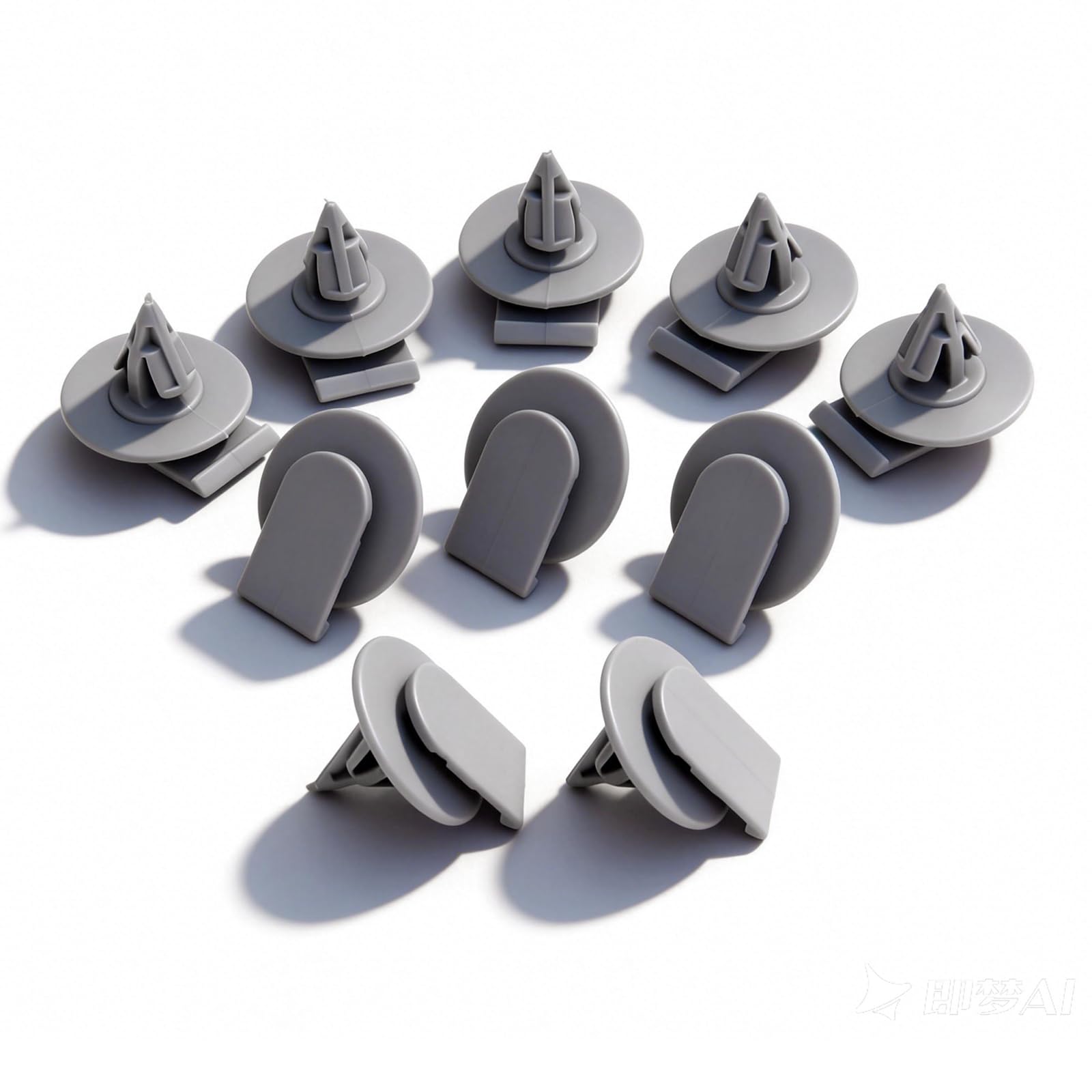 bowarepro 20×Wheel Arch Trim Clips Replacement for Mini One S Cooper R50 R52 R53 R55 R56 Grey Plastic Exterior