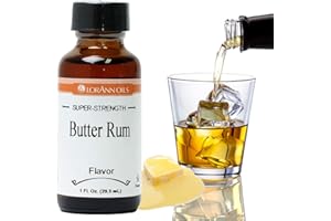 LORANN OILS LorAnn Butter Rum SS Flavor, 1 ounce bottle