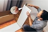 Siqian White Furniture Stickers Self-Adhesive Screw Hole Covers 54pcs 21mm view 4