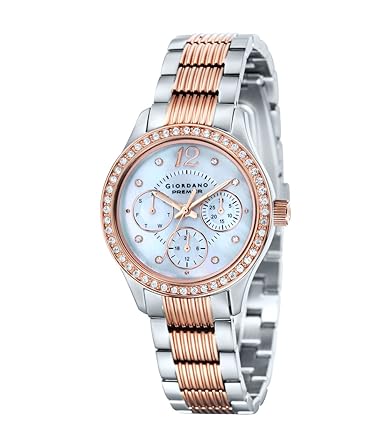 Chronograph White Dial Womens Watch P204-44