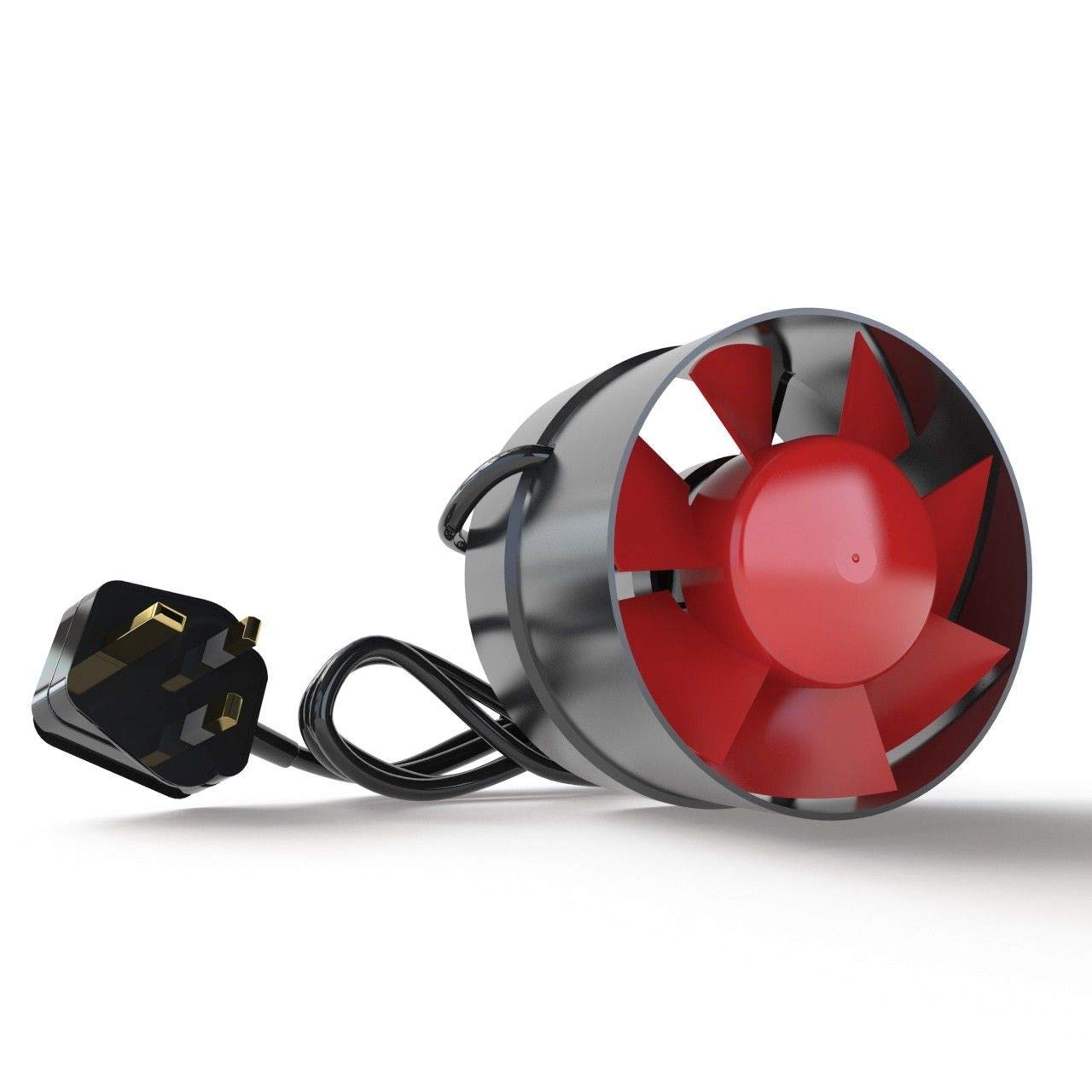 BLACK ORCHID 150mm (6”) Axial Flow Inline Extractor Fan – Quiet Ventilation for Horticulture & Grow Rooms