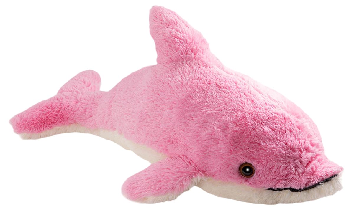 Carl Dick dolphin super soft pink, 16 inches, 40cm, soft toy, cuddly toy 3578