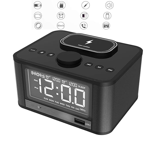 reloj despertador con cargador usb