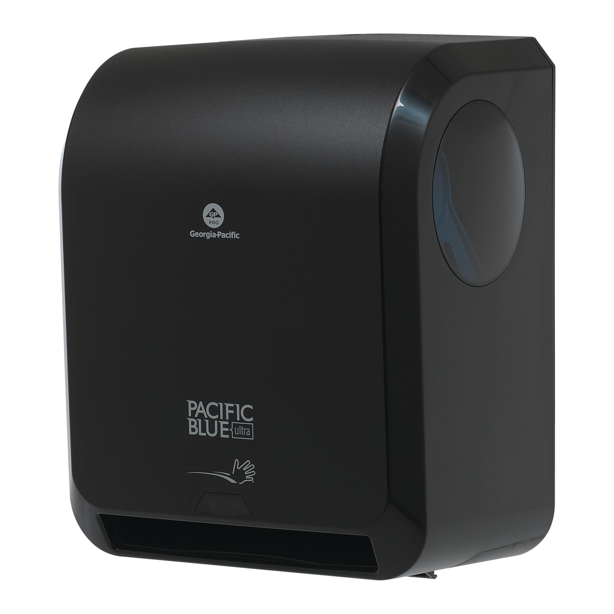 Photo 1 of ***MISSING PARTS***Pacific Blue Ultra 8" High-Capacity Automated Touchless Paper Towel Dispenser by GP PRO (Georgia-Pacific); Black; 59590; 12.9" W x 9" D x 16" H; 1 Dispenser