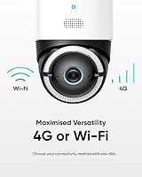 eufy Security 4G LTE Cam S330 4K AI Tracking Solar Panel Wi Fi UK SIM view 4