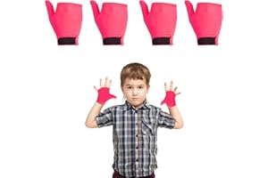 JRAIYBZ 4pcs Thumb Sucking Guard Gloves Kids Chewy Compression Gloves Breathable Guard Nail Biting Gloves Kids Stop Thumb Sucking and Finger Biting (style1)