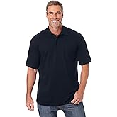 KingSize Men's Big & Tall Lightweight Jersey Polo