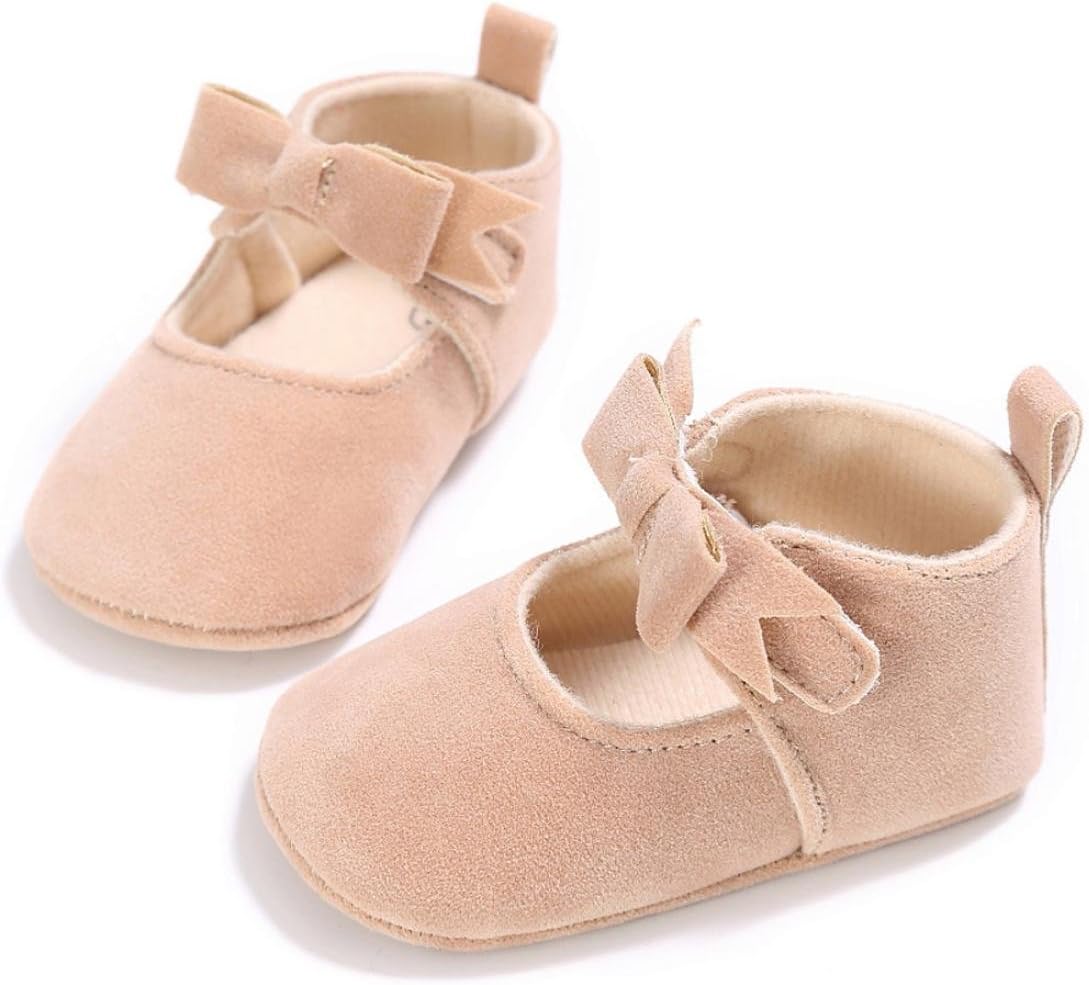 Kavitoz Toddler Girl Crib Shoes Newborn Flower Soft Sole Anti-Slip Baby Sneakers