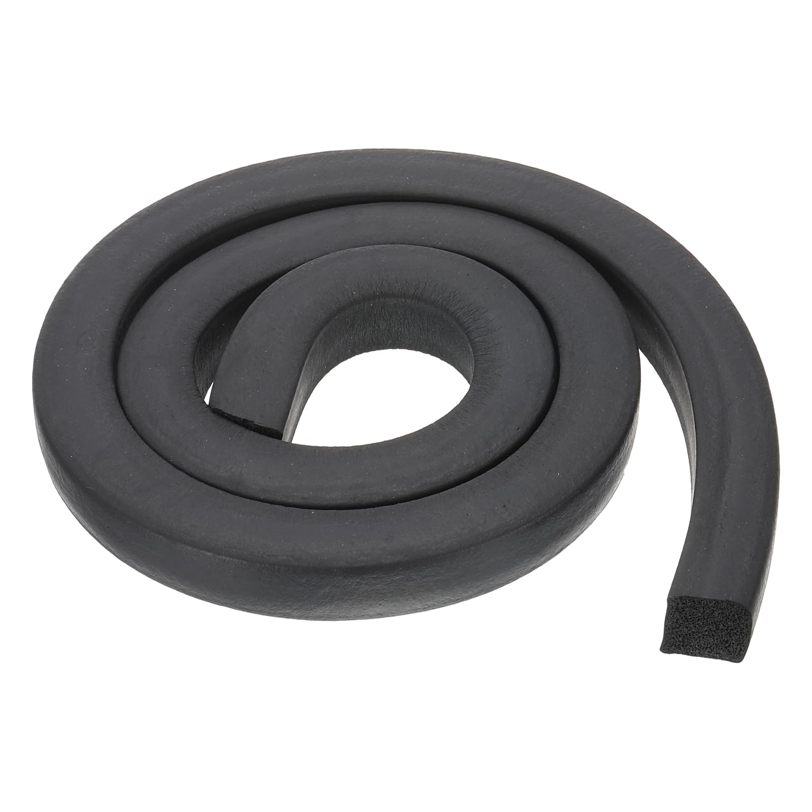 PATIKIL 9.8Ft EPDM Rubber Soundproof Foam Seal Strip, 15mm Wide 15mm Thick for DIY Gasket Sealing Door Window Insulation, Black