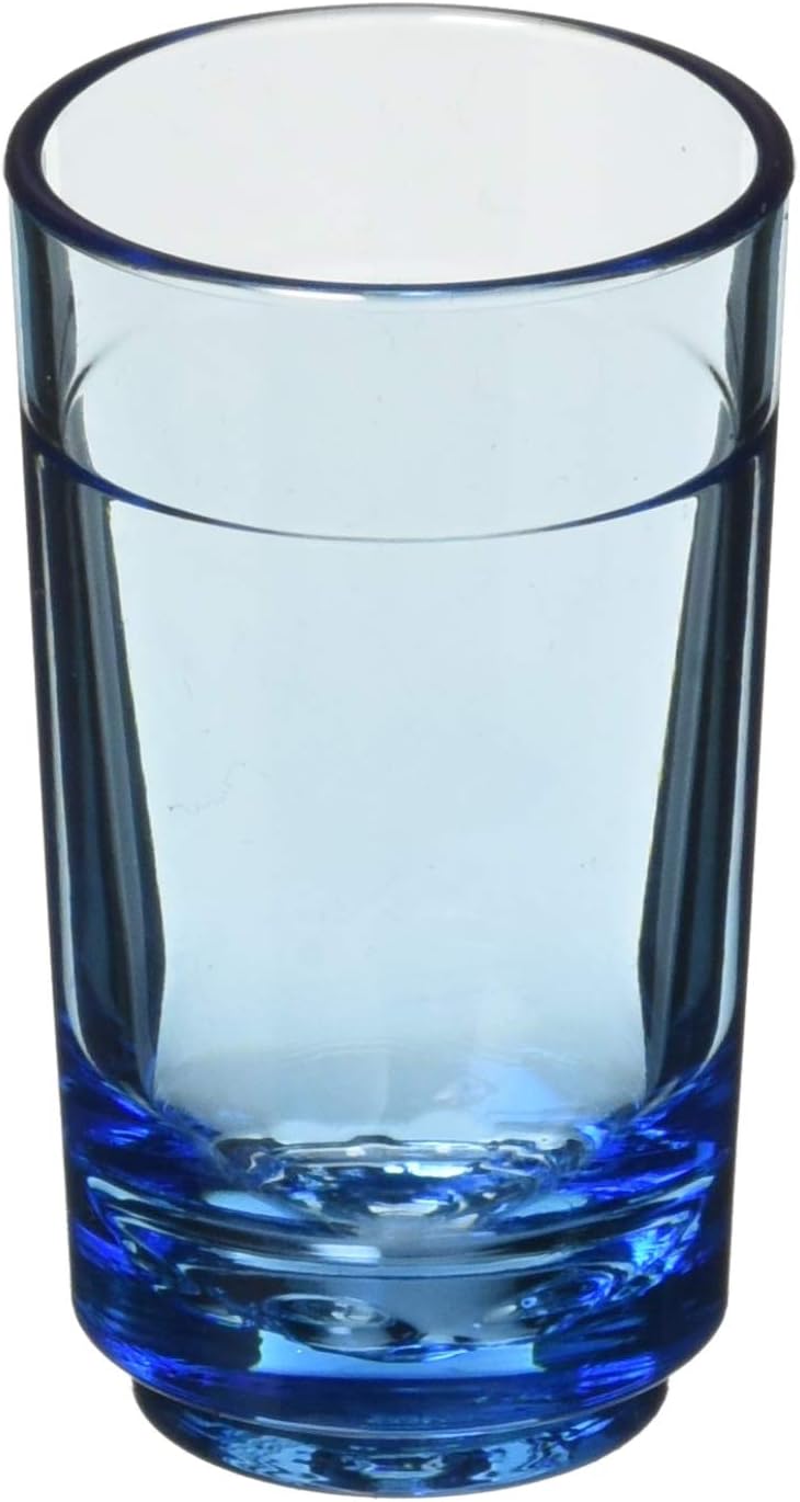 Drinique ELT-SH-BLU-4 Elite Unbreakable Tritan Shot Glass,4 Count (Pack of 1), Blue
