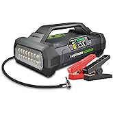 LOKITHOR JA3000 Jump Starter with Air Compressor, 3000Amp 12V Lithium Iron Phosphate (LiFePO4) Car Starter Battery for Up to 9.0L Gas or 7.0L Diesel, 150 PSI Tire Inflator with Digital Screen