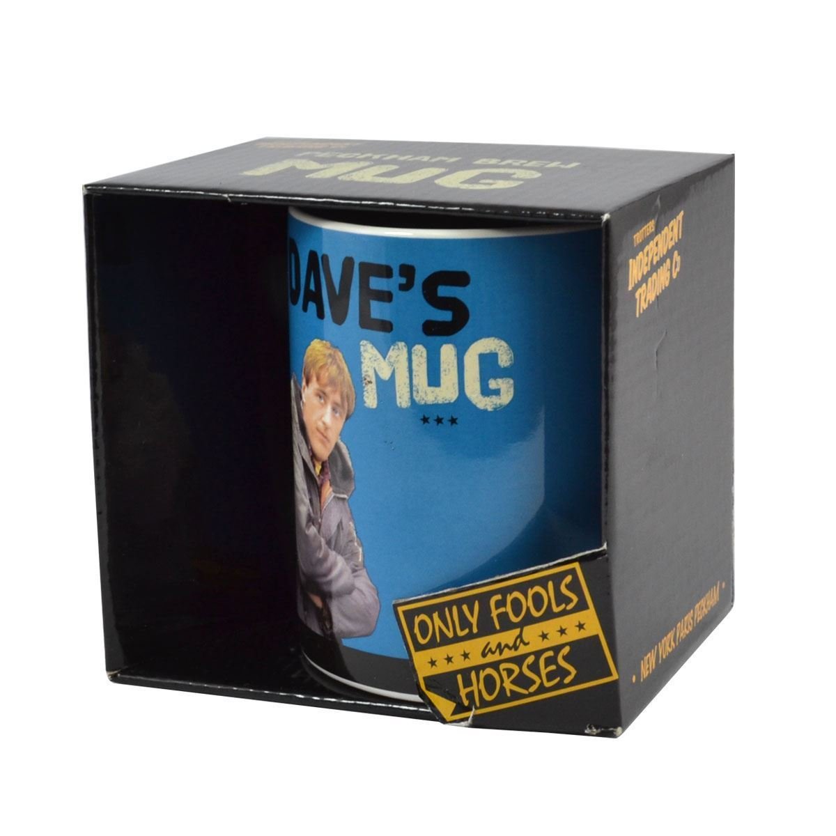 Only Fools and Horses Daves Blue Ceramic Mug 11oz | Classic Retro 80s TV Show Novelty Mug for Tea, Coffee and More | Gift for Del Boy & Rodney Fan or Collector | Official Merchandise