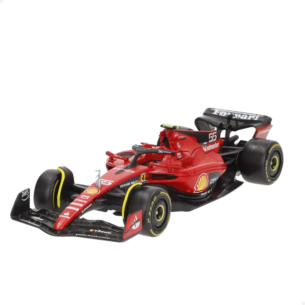 Bburago Formula 1 F1 Ferrari SF-23 Race Car Sainz 1:43 Die-Cast