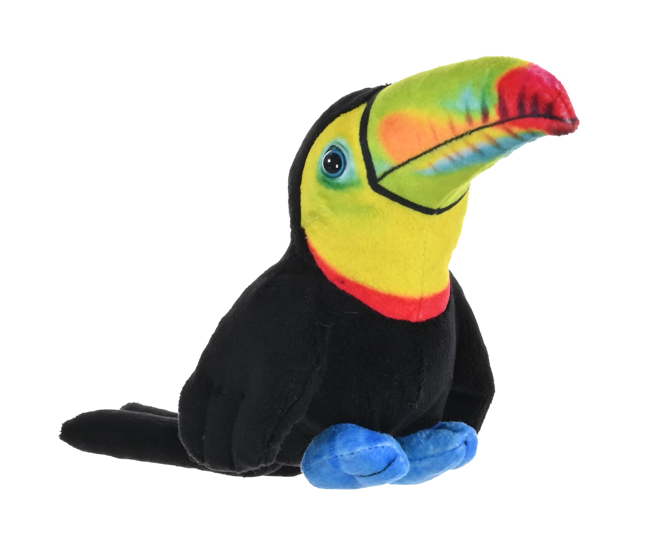 Wild Republic Rainforest Toco Toucan, Stuffed Animal, 4.5 Inches, Plush Toy, Fill is Spun Recycled Water Bottles, Eco friendly