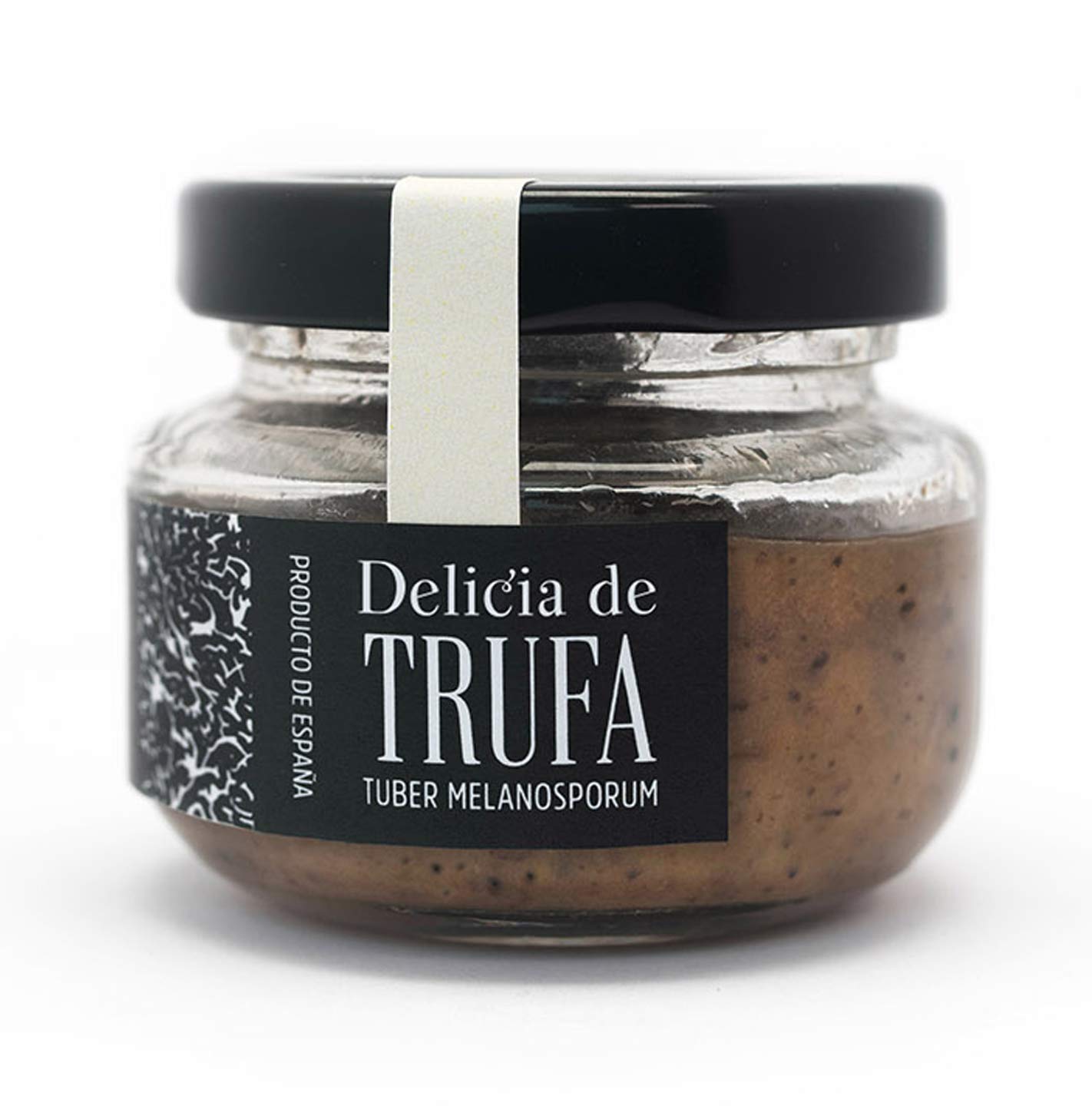 Manjares de la Tierra - Black Truffle Paste - Tuber Melanosporum from Teruel - 50 gr. Truffle Paste with Wild Mushroom, Onion and Winter Black Truffle from Sarrión, Truffle Capital of The World.