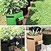 Accmor 3 Pcs Garden Potato Grow Bags with Flap and Handles Fabric Pots Heavy Duty, 7 Gallon Potato Tomato Planter Bag Vegetable Planting Bag