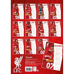 The Official Liverpool 2016 A3 Calendar