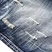 Stunner Men's Spring Summer Slim Ripped Broken Hole Jeans Pants CN Blue 36