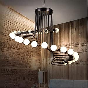 AXWT Lámpara de araña de Escalera de Caracol Retro lámpara de Techo de