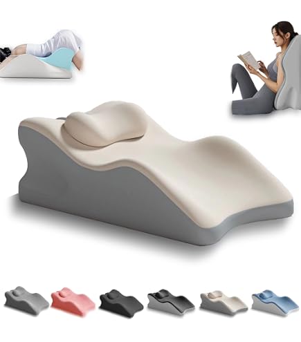 The Spark Pillow By Vitax - 27° Ergonomic Memory Foam Pillow For Couples, Posture Support (Black)