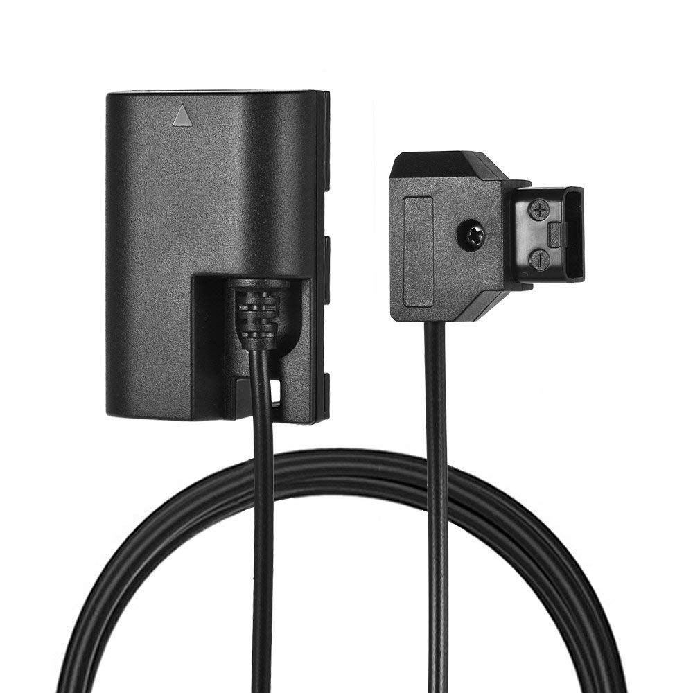 Andoer D-Tap to LP-E6 DC Coupler Dummy Battery Adapter DR-E6 for Canon 5D II/III/IV 5DSR 6D 6DII 60D 70D 80D 7D 7DII